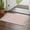 Pink, variant on Pink Buffalo Plaid Bathroom Rug 2'x3', Farmhouse Pink White Checkered Low Profile Front Entryway Rug with Tassels, Woven Cotton Washable Kitchen Mat Carpet for Foyer Bedroom Back Door Decor