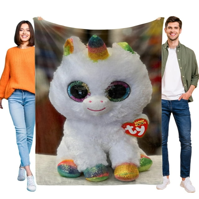 Beanie Boos anti-pilling, suave, ligera, esponjosa y acogedora de lujo para hogar y cocina – Perfecta para niños y adultos,110X70cm