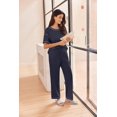 thumbnail image 3 of Avidlove Waffle Knit Pajama Sets Shorts Sleeve Top and Long Pant Lounge Set Soft Loungewear Pjs Set with Pockets, 3 of 7