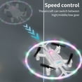 thumbnail image 6 of MXTPOV Drone with Cool LED Lights, UFO Shaped Drone Toys for Kids, Fixed Height Quadcopter Drone with Altitude Hold, 360° Rolling Stunt, One-click Take-off/Landing, 6 of 9