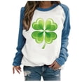thumbnail image 1 of FAIWAD Womens St Patricks Day Tunic Tops Long Sleeve Round Neck Tunic Tops Plus Size Pullover Tops, 1 of 4