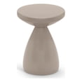thumbnail image 1 of Meridian Furniture Anika Taupe Iron Side Table, 1 of 8