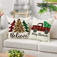 thumbnail image 4 of Fundas de almohada con diseño de cascanueces de Feliz Navidad, decoración para sofá, decoración de NavidadB4PCS, 4 of 5