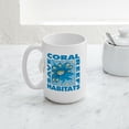 thumbnail image 5 of CafePress - Save Coral Reefs Large Mug - 15 oz Ceramic Large White Novelty Mug, 5 of 6