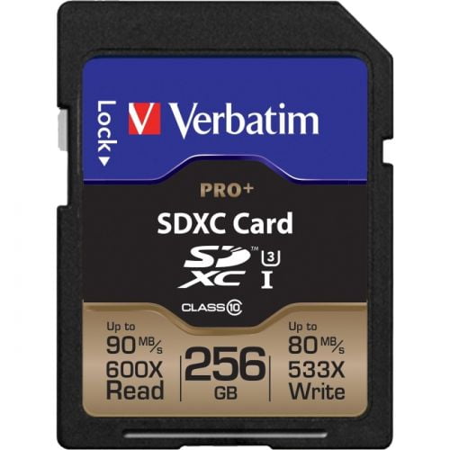 Verbatim Pro+ 256GB SDXC