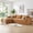 Brown, variant on FLOGUOR 108″ L-Shaped Compression Sofa with Left Chaise, Bonless Couch Sectional Sofa with Deep Seat, High-Density Memory Foam, No Assembly Required