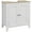White, variant on kleankin Bathroom Sink Cabinet, Under Sink Cabinet with Adjustable Shelf