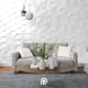 thumbnail image 1 of Panel Decorativo 3d Profesional 50x50cm Caja Con 10 Piezas X2603 MIEL BLANCO, 1 of 7