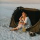 thumbnail image 5 of GOOHOCHY juego de saco de dormir para senderismo, camping, emergencia, con bolsa de almacenamiento, equipo de camping., 5 of 7