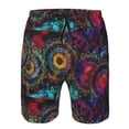thumbnail image 4 of Naloa Mandala Colorful Men's Beach Shorts, Surfing shorts, Swim trunks, Quick Dry Swim Trunks for Surfing Beach Fun - Medium, 4 of 9