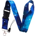 thumbnail image 1 of Starry Sky Neck Lanyards Colorful Detachable Galaxy Lanyard Badge Neck Straps, Color N, 1*24inch, 1 of 6