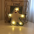 thumbnail image 2 of Halloween Styling Lights Spider Bat Pumpkin Decorative Lights Ghost Festival Led Night Light String, 2 of 9