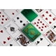 thumbnail image 2 of Bicicleta de juego de cartas Metalluxe, tamaño póker verde, 2 of 2