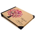 thumbnail image 1 of Darling Souvenir Orange Heart Tree Wedding Guest Book Hardbound Guest Sign-In Book Guest Registry Guestbook-9 x 12 Inches, 1 of 4