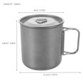 thumbnail image 2 of PTOOTP Portable Stainless Steel Folding Travel Mug with Spillproof Lid for Home, Office, and Outdoor Use, 2 of 8