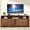 walnut-63in, variant on Fluted TV Stand for 65-80" TV, 70" Mid Century Modern Console, Large Walnut Entertainment Center with Storage, Sliding Doors