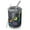 DarkBlue Cartoon Dinosaurs, variant on 12oz Coffee Tumblers DarkBlue Cartoon Dinosaurs Yellow Triangles Pattern Stainless Steel Vacuum Insulated Travel Tumbler Coffee Cups Mug with Lid and Straw with Cleaning Brush for Cold & Hot Drinks