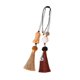 thumbnail image 5 of Accesorios colgantes para espejo de coche, decoración colgante de loto para coche, colgante de estatua de Buda Bodhi tallada en madera de Buda para café, 5 of 8