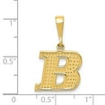 thumbnail image 3 of 14k Yellow Gold Initial B Charm, 3 of 4