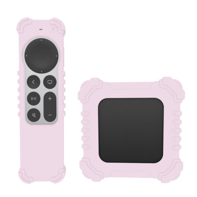 53mm Inclined plane Funda de silicona antideslizante a prueba de golpes funda protectora para Apple-tv 4k funda remota