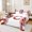 White Red C, variant on Feelyou Retro Baseball Monogrammed Twin Sheets for Boys, American Stars and Stripes Bedding, 3 Pieces, 1 Flat Sheet, 1 Fitted Sheet and 1 Pillowcase