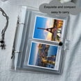 thumbnail image 5 of LEFTHIGH Home Small Photo Album Photo Storage Book with Translucent Frosted Cover Suitable for Artwork Postcards Pictures Stickers 1 Piece Christmas Decorations, 5 of 7