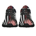 thumbnail image 5 of Firefighter Veteran American flag US Shoes Sneakers for Women Men Black Size 7, 5 of 7