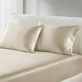 thumbnail image 4 of Madison Park Essentials Satin Sheet Set, 4 of 9