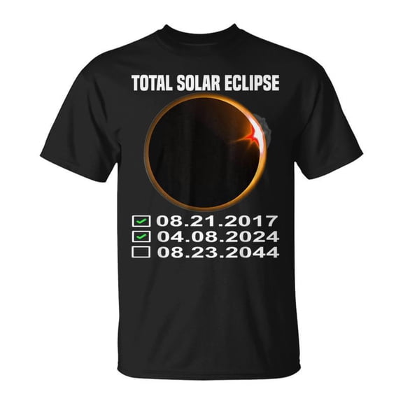 Total Solar Eclipse 2024 Totality 040824 Eclipse Checklist TShirt