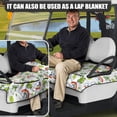 thumbnail image 5 of Whosucclay Rainbow Clover Dots Seat Cushions, Thickened Fashion Anti-Slip Golf Cart Seat Cover for EZGO Yamaha Club Car, 52.36" x 32.28", 5 of 7