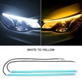 thumbnail image 3 of OUTAD Car Led Daytime Running Light Tear Eye Streamer Turn Light Silicone Ultra-Thin Turning Water Light Guide Light Bar, 3 of 5