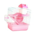 thumbnail image 3 of BELOVING Cage pour Hamster à 2 Niveaux, Habitat Respirant pour Hamster pour Cochons d'Inde, Rats, Hérisson, Rose, 3 of 9