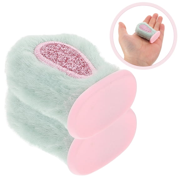 MEIBUTYUP Plush Car Rearview Mirror Ear Decor, Soft Cute Multi-Color Accessory, Universal Fit for Vehicle Interior