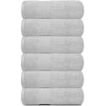 thumbnail image 3 of White Classic Resort Collection Soft Hand Towels | 16x27 Luxury Hotel Plush & Absorbent Cotton Hand Towel [6 Pack, Dolphin Grey], 3 of 5