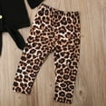 thumbnail image 4 of Ensemble de Tenues pour Filles Tout-Petits à Manches Longues Évasées + Ensemble de Pantalons Léopard Automne Printemps, 4 of 7