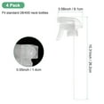 thumbnail image 3 of 4-Pack Plastic Spray Bottle Nozzles Fit Standard 28/400 Neck Bottles Transparent 10.31" x 3.58"(L*W), 3 of 7