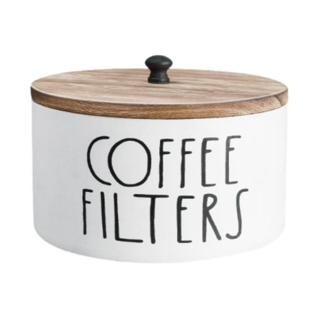 DOLITY Support de Filtre à Café Accessoires Panier Boîte de Rangement Filtre à Café Réutilisable