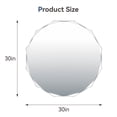 thumbnail image 7 of AUKTOPT 30'' Beveled Edge Bathroom Vanity Mirror, Wall Mounted Mirror, Round, 7 of 7