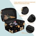 thumbnail image 4 of ERJLKXP Owl Forest Mushroom Makeup Bags Travel Cosmetic Bag Case, Large Capacity Organizer and Storage, Portable Pouch Toiletry bag for Women & Girls, 4 of 7