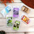 thumbnail image 3 of Hosley Set of 6 Assorted Wax Melts, Apple Cinnamon & Caribbean Breeze & Eucalyptus Mint & Lavender Fields & Rustic Sandalwood & Sweet Pea Jasmine, 6 Count, 3 of 10
