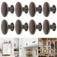 thumbnail image 4 of 12pcs Vintage Knobs Cabinet Handles Zinc Alloy Drawer Hand Pulls Replacement Furniture Cupboard Closet Door Hardware DIY Knobs, 4 of 5