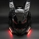 thumbnail image 4 of Casco Cyberpunk Gothic Mask LED Bluetooth para adulto, 4 of 9