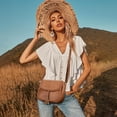 thumbnail image 2 of Casual Flap Saddle Crossbody Bags for Women Purses and Handbags with Tassel, 2 of 6