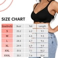 thumbnail image 7 of Wireless Bras for Women Full Coverage V Neck Push Up Support Seamless Breathable Soft Comfort Everyday Wear Black S-XXL, 7 of 7