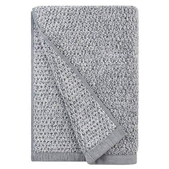 Everplush Diamond Jacquard Bath Towel, (Pack of 1) (30 x 56 in), Dusk (Grey Blue)