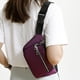 thumbnail image 4 of Riñonera de tela Oxford para mujer, bolso de cintura con cremallera para el pecho, bolsillo para el vientre para chica, riñonera para teléfono a la moda, 2023, 4 of 5