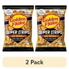 (2 pack) Golden Flake Super Strips Red Pepper Fried Pork Skins, 3.5 oz Bag