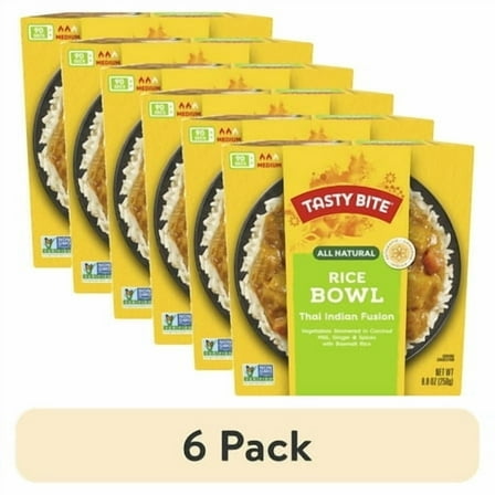 (6 pack) Thai Curry & Rice Bowl - Ready-to-Eat Meal