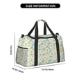 thumbnail image 3 of Rateoe Daisies Flowers Pattern Gym Bag for Women, Duffle Bag for Travel with Wet Pocket, Carry on Weekender Bags for Women, Water Resistant Travel Bag Duffel Bag, 3 of 7