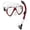 Red, variant on Phantom Aquatics Velocity Mask Snorkel Set - Clear Red